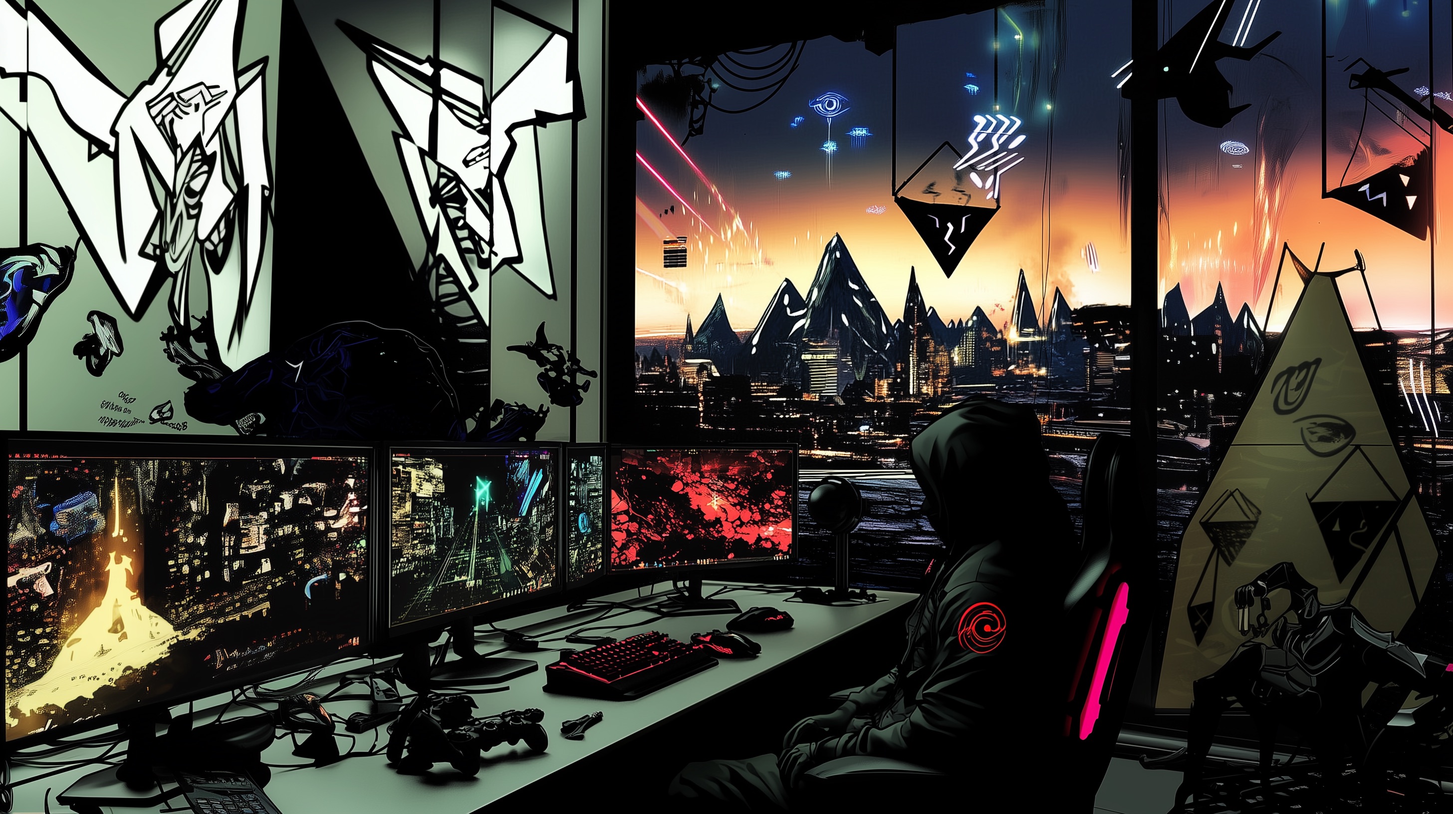 Cyberpunk city
